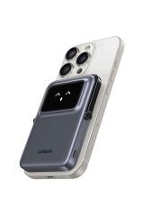 UGREEN Uno MagSafe Wireless 5.000 mAh 20W Hızlı Şarj Powerbank Siyah 35605B