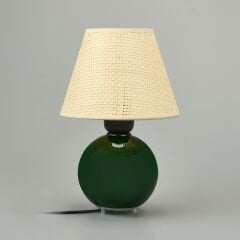 Lighting Green Culture Cam Abajur - Yeşil / Krem