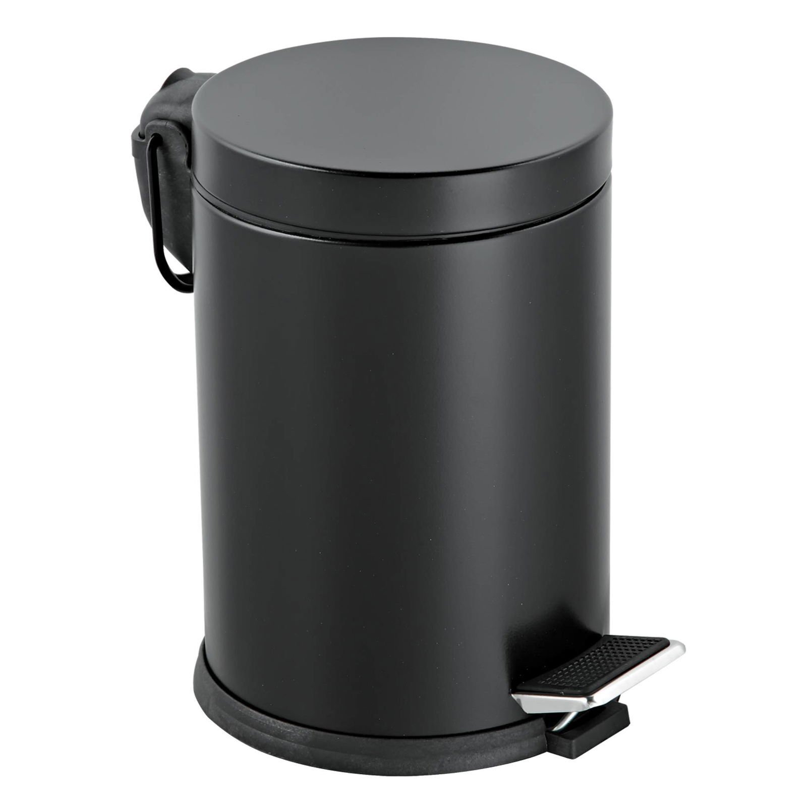 Bath Pedallı Çöp Kovası - Siyah - 5 lt