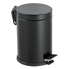 Bath Pedallı Çöp Kovası - Siyah - 5 lt