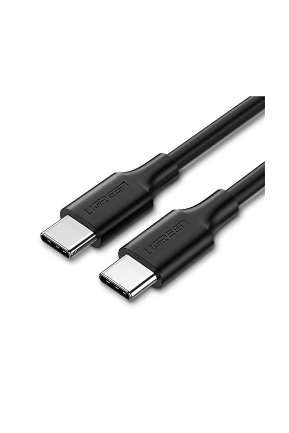 UGREEN USB-C 60W 3A QC PD Hızlı Şarj Kablosu 1 Metre Siyah 50997