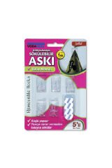 Vodaseal 5'li Askı Şeffaf İz Bırakmayan