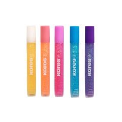 5'li Glitter Yapıştırıcı - Renkli - 11 cm
