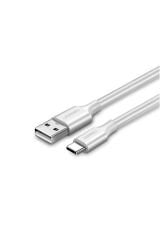 UGREEN USB-C to USB-A 3A QC Hızlı Şarj Kablosu 2 Metre Beyaz 60123