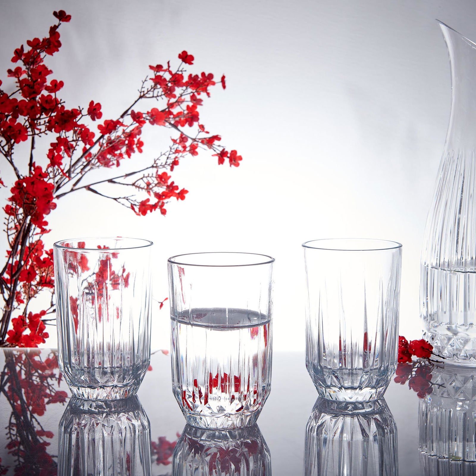 Echo Damla 3'lü Meşrubat Bardağı - 350 ml