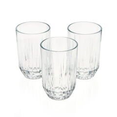 Echo Damla 3'lü Meşrubat Bardağı - 350 ml