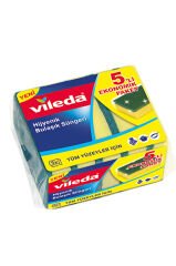 Vileda Sünger 5'li Eko Düz Paket
