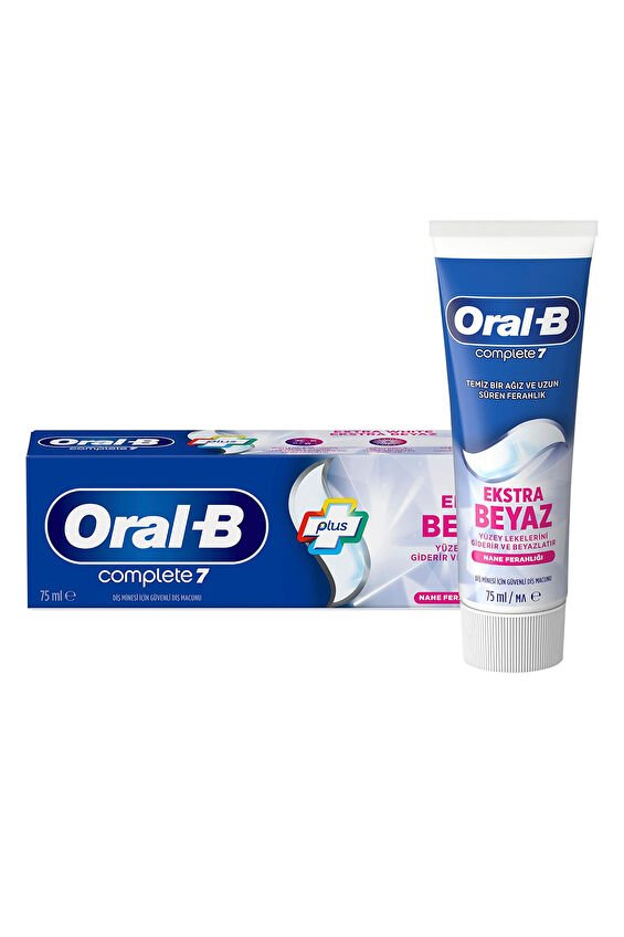 Oral-B Diş Macunu Komple 7 Extra Beyaz 75 ml