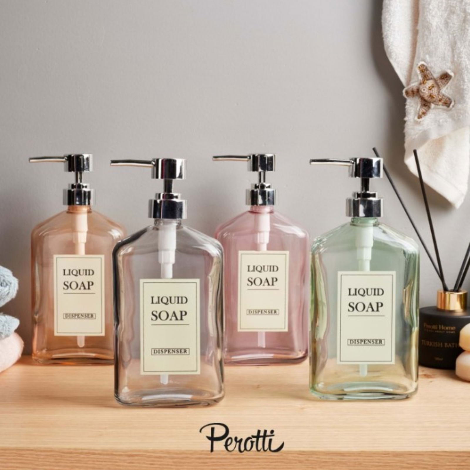 Liquid Cam Sıvı Sabunluk - Asorti - 21x9 cm