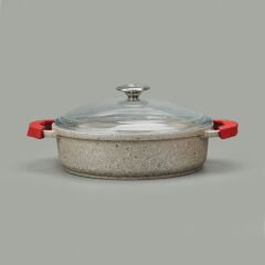 Döküm Karnıyarık Tenceresi - Siyah - 26 cm