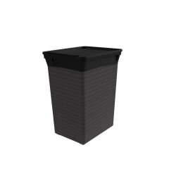 Kapaklı Çöp Kovası - Antrasit - 20 lt