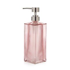 Square Tower Cam Sıvı Sabunluk - Asorti - 21x7 cm