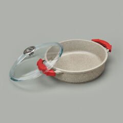 Döküm Karnıyarık Tenceresi - Siyah - 26 cm