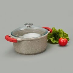 Döküm Tencere - Siyah - 24 cm