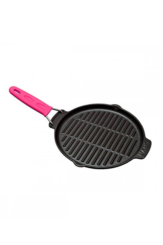 Lava Döküm Silikon Saplı Izgara Tavası 23 cm