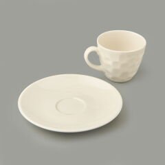 Kitchen Hammer 6'lı Kahve Fincan Takımı - Krem - 90 ml
