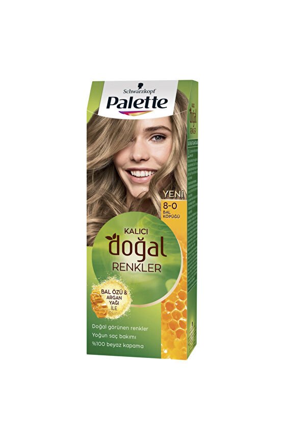 Palette Natural Saç Boyası 8.0 Bal Köpüğü
