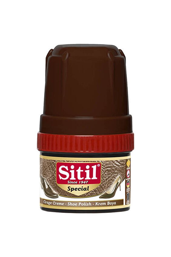 Sitil Ayakkabı Boyası Krem 60 g Koyu Kahve
