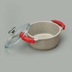 Döküm Tencere - Siyah - 20 cm