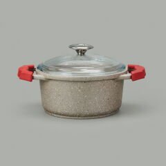 Döküm Tencere - Siyah - 20 cm