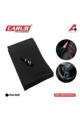 Carub Direksiyon Kılıfı İğneli Delüx Siyah Dikişli