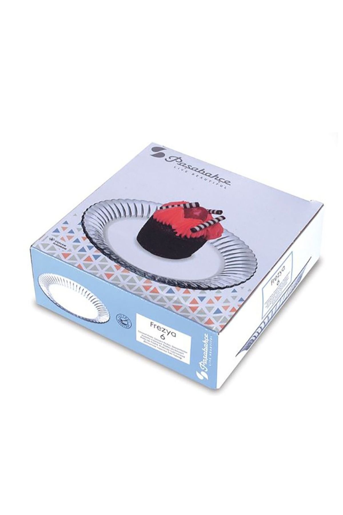 10708 Frezya Tatlı Tabağı 16 Cm 6 Lı Pasta Tabağı Seti