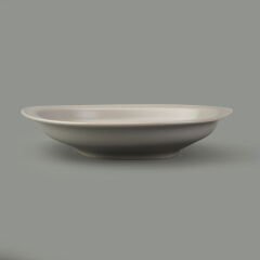 Kitchen Bloom Çukur Yemek Tabağı - Gri - 23 cm