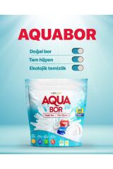Aquabor Bulaşık makinesi Tableti 30 Lu Doğal Bulaşık Makinesi Tableti