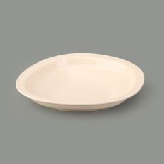 Kitchen Bloom Çukur Yemek Tabağı - Krem - 23 cm