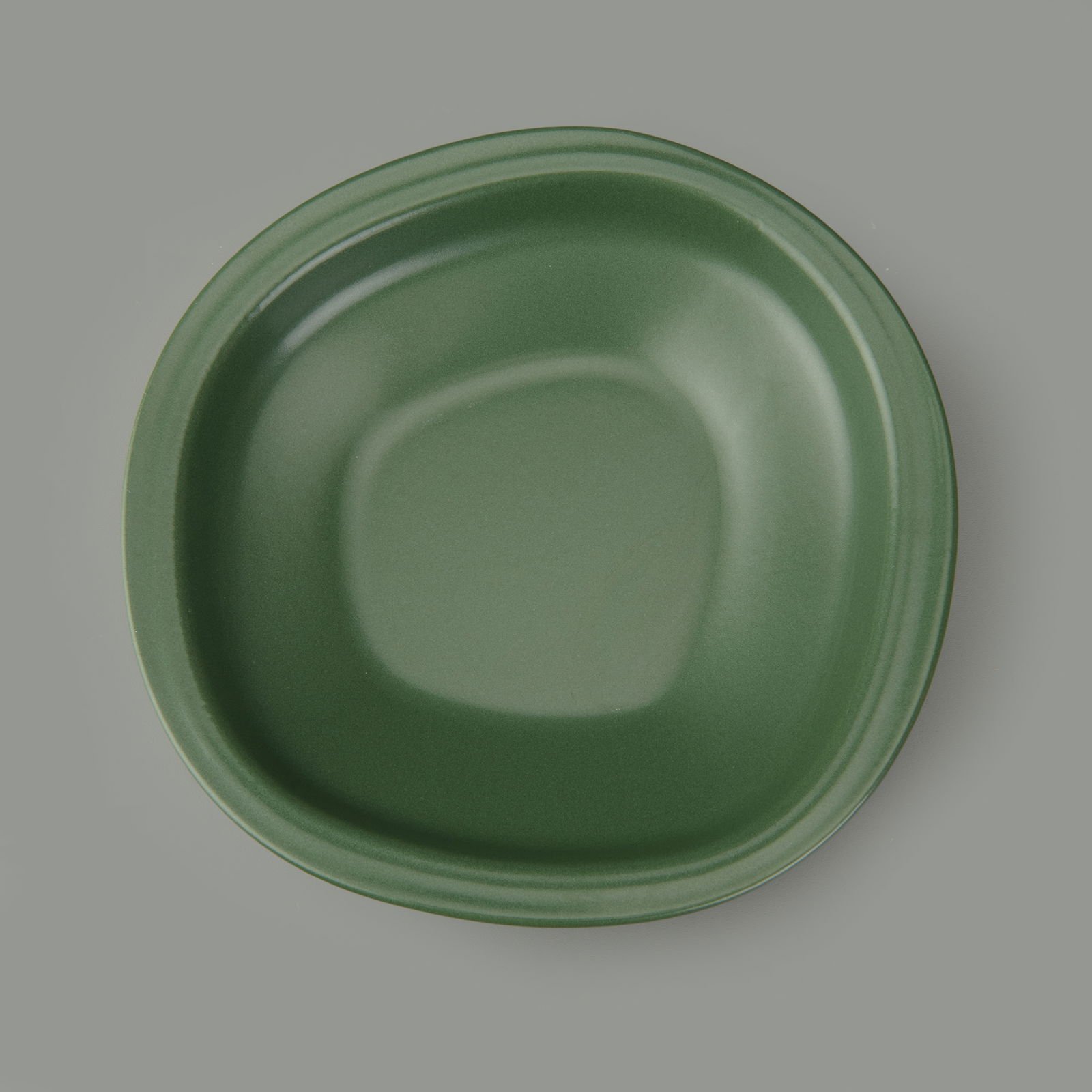 Kitchen Bloom Çukur Yemek Tabağı - Yeşil - 23 cm