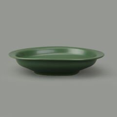 Kitchen Bloom Çukur Yemek Tabağı - Yeşil - 23 cm