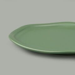 Kitchen Bloom Pasta Tabağı - Yeşil - 24 cm