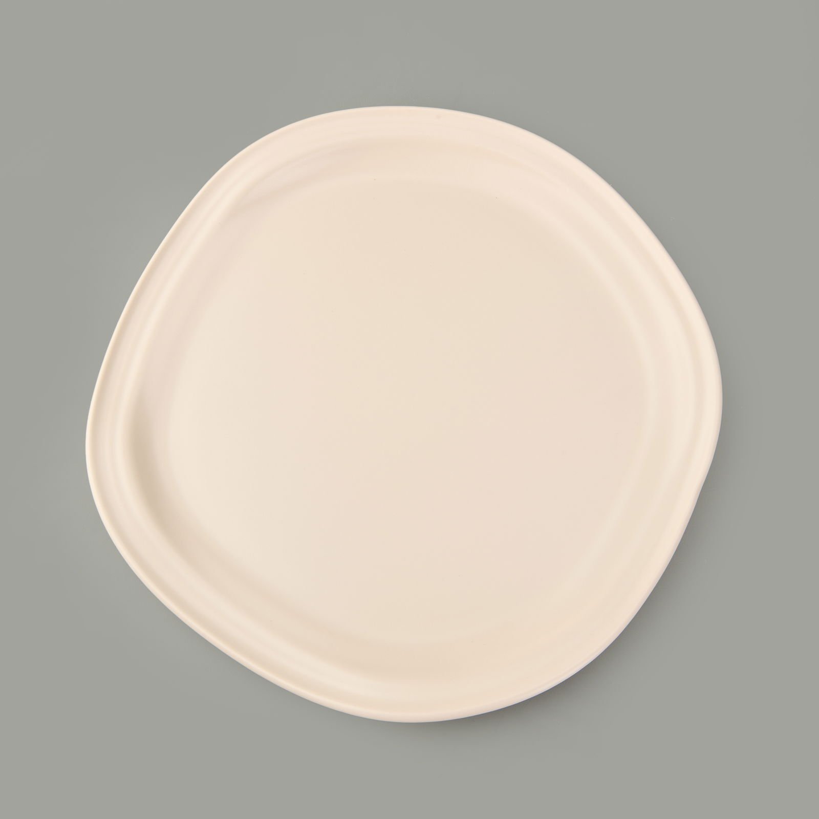 Kitchen Bloom Servis Tabağı - Krem - 29 cm