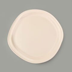 Kitchen Bloom Servis Tabağı - Krem - 29 cm