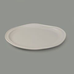 Kitchen Bloom Servis Tabağı - Gri - 29 cm