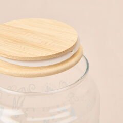 Siena Jar 3'lü Kavanoz Seti - Açık Kahverengi / Şeffaf