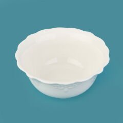 King Salata Kasesi - Kırık Beyaz - 20 cm