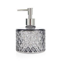 Design Kristal Cam Sıvı Sabunluk - Füme