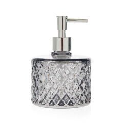 Design Kristal Cam Sıvı Sabunluk - Füme