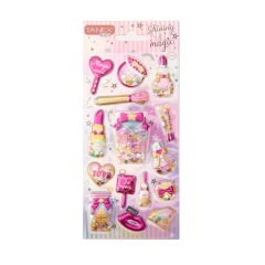Parlak Simli Sticker - Asorti