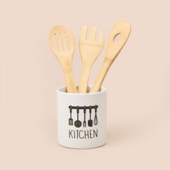 Home 25024 Almira Kaşıklık - Beyaz - 10 cm