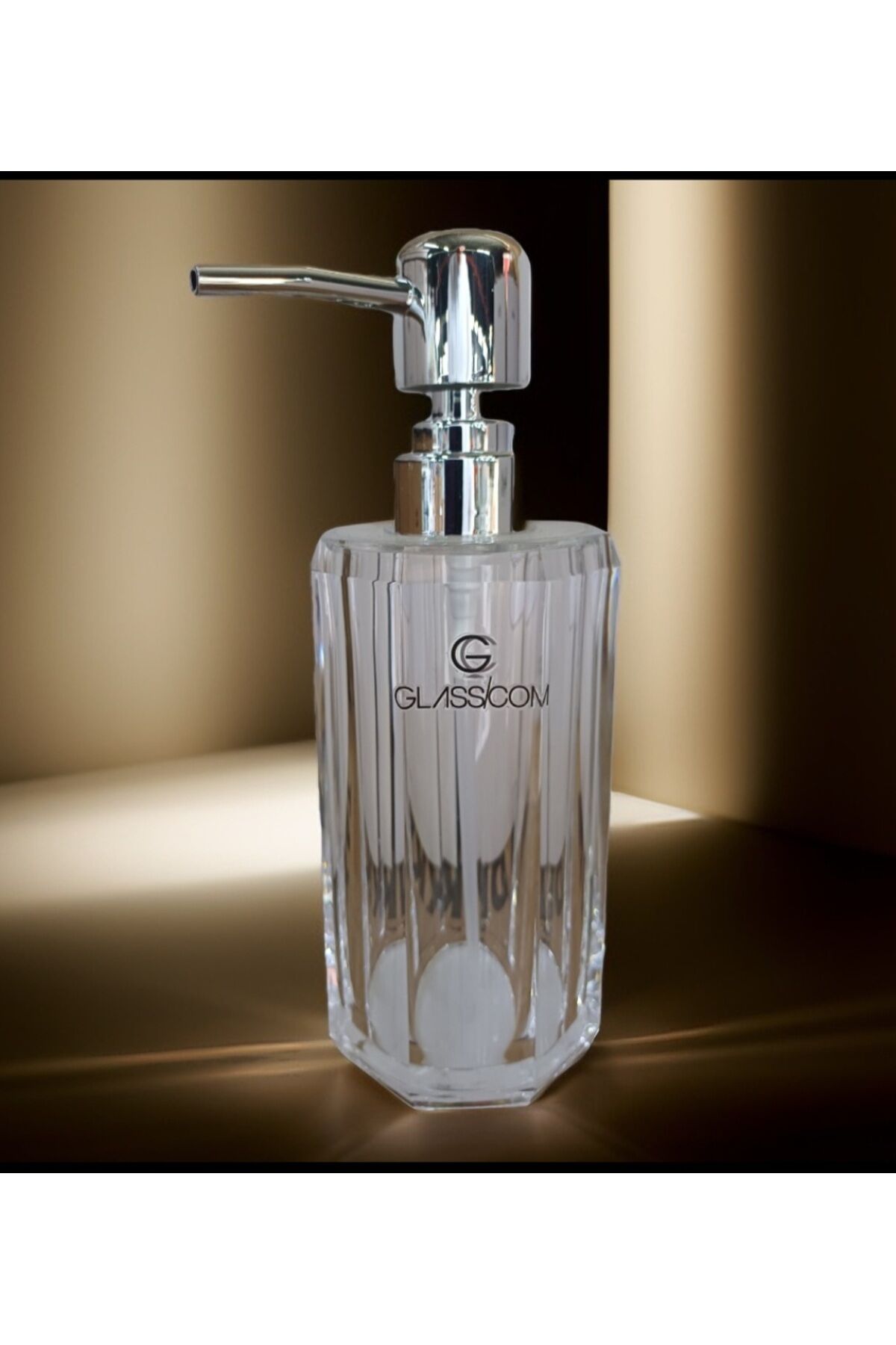 Glasscom Akrilik Lüks Sıvı Sabunluk Cam Sıvı Sabunluk 500 ml