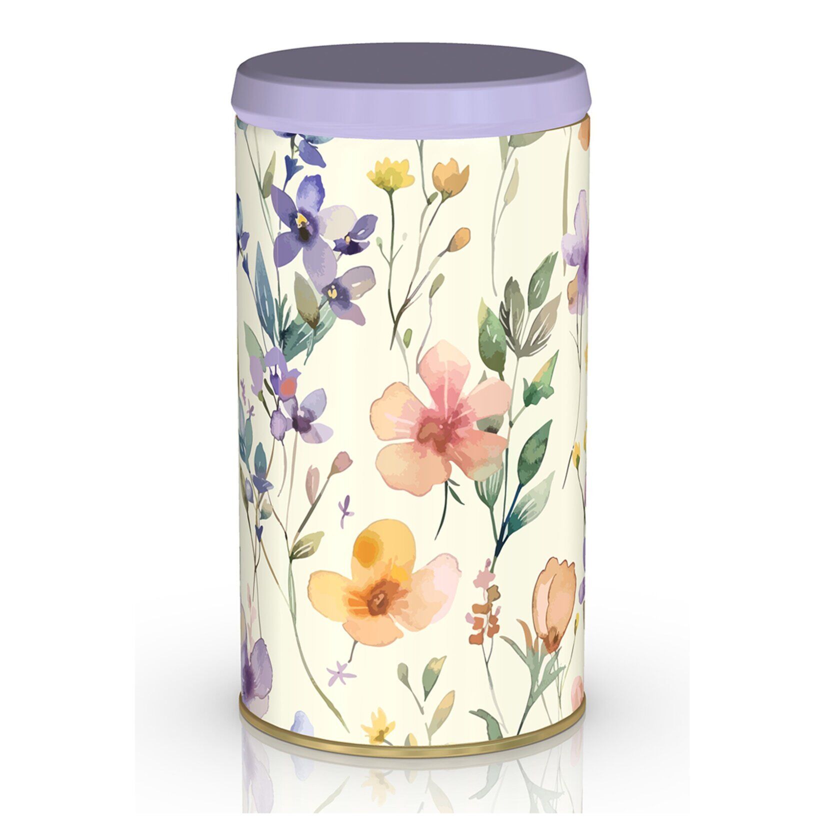 Sarkap Çiçekli Metal Saklama Kabı 90 x 160