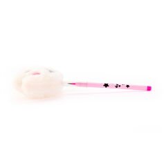 POP-9115 Peluş Pençe Başlıklı Geçmeli Kalem - Asorti - 23 cm