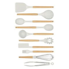 Matis Stantlı 11 Parça Servis Seti - Beyaz