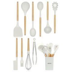 Matis Stantlı 11 Parça Servis Seti - Beyaz