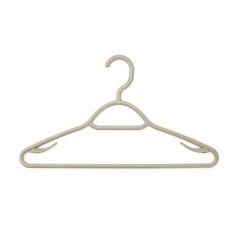 6'lı Plastik Elbise Askısı - Gri - 38 cm