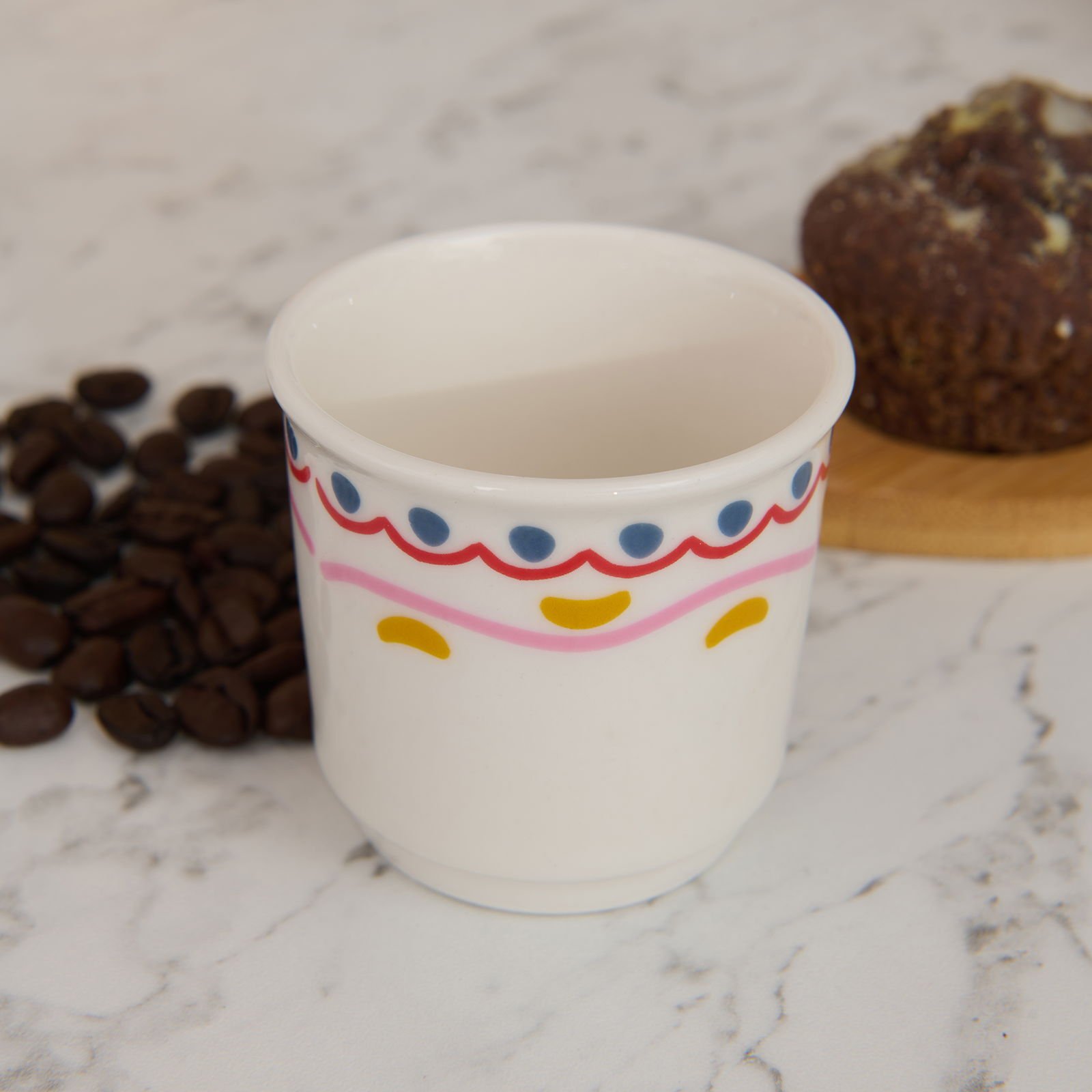 Kitchen Magique Espresso Fincanı - Renkli - 80 ml