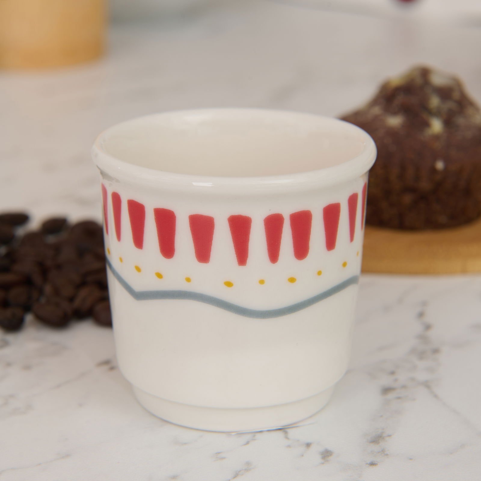 Kitchen Bon Appetit Espresso Fincanı - Renkli - 80 ml