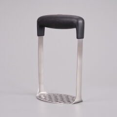 Gg Çelik Patates Ezici - Siyah / Gri - 15,2 cm